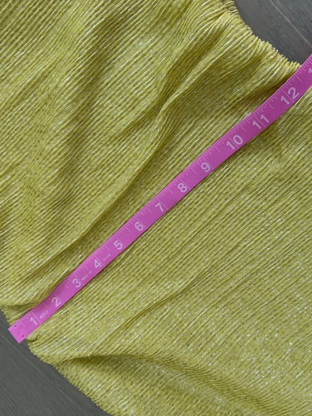 Sabina Musayev Nolan Gown Maxi Dress Metallic Lime Yellow - Medium - Picture 9 of 10